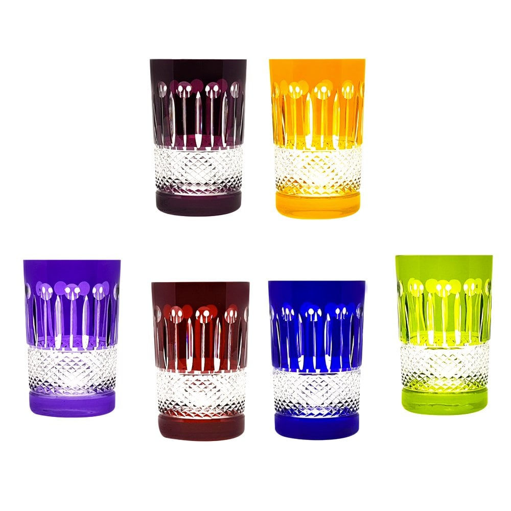 VERRE THÉ CRISTAL COULEUR YVAN