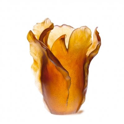 Vase-tulipe-ambre-Daum