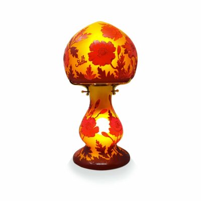 Lampe-Gallé-Typ-florale