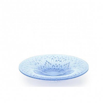 Coupe-flora-bella-bleu-lavande-Lalique