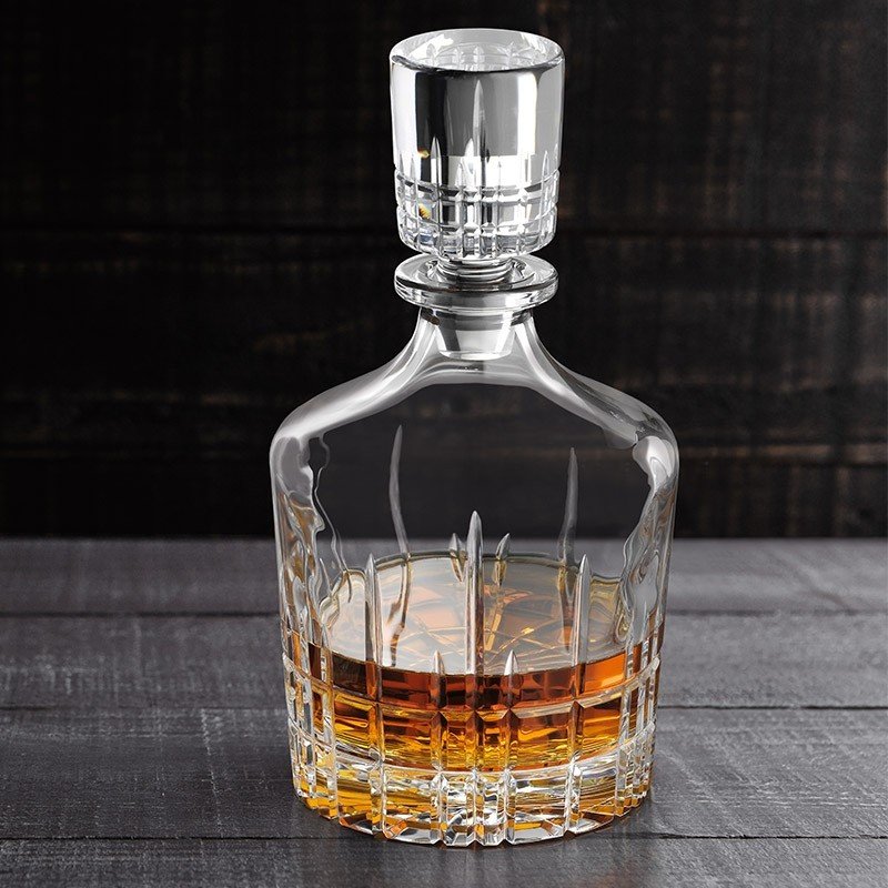 Carafe à Whisky en verre Ambre