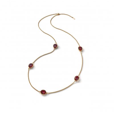 Sautoir-cristal-rouge-vermeil-Baccarat
