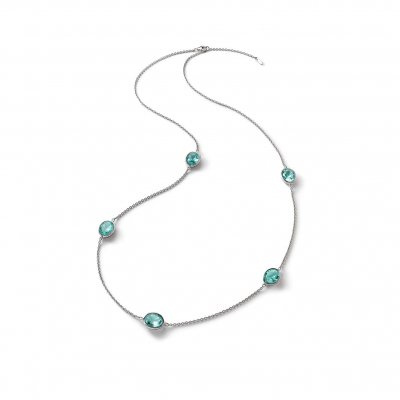 Sautoir-cristal-turquoise-croise-Baccarat Sautoir-cristal-turquoise-croise-Baccarat