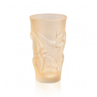 Vase-Hirondelles-PM-lustré-or-Lalique