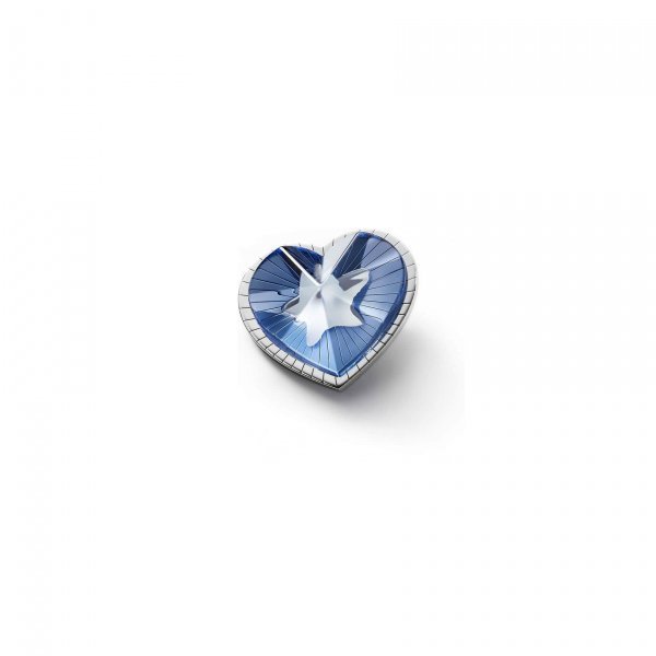 Pendentif etoile de mon coeur bleu clair Baccarat