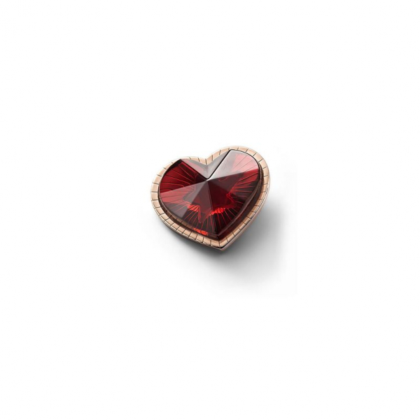 pendentif coeur cristal rouge Baccarat etoile de mon coeur