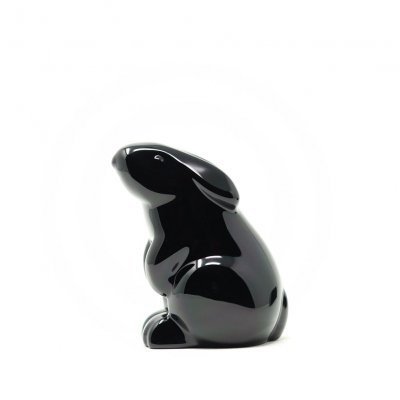 sculpture-lapin-cristal-noir-baccarat