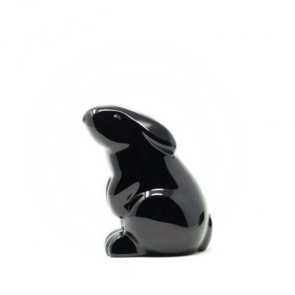 sculpture-lapin-cristal-noir-baccarat