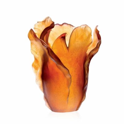 vase-tulipe-ambre-cristal-daum