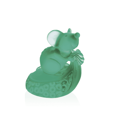 sculpture rat en pate de cristal daum