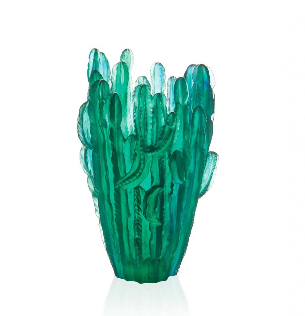 Vase Cactus Par Emilio Robba Pour Daum Vessiere Cristaux