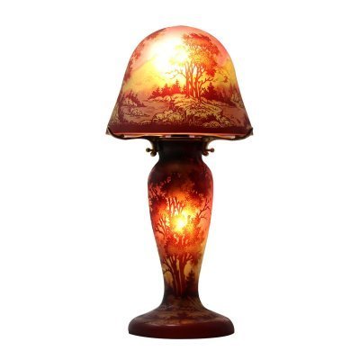 Lampe--art-nouveau-pate-de-verre