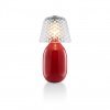 Lampe candy rouge Baccarat