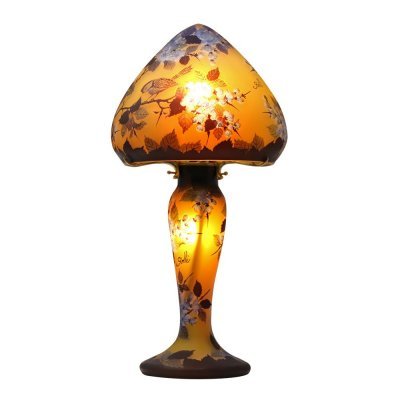 lampe-pate-de-verre-tip-galle-decor-oiseaux