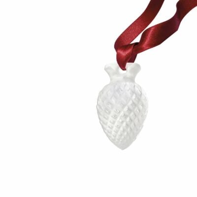 pomme-de-pin-incolore-lalique ornement de noel pomme de pin lalique 2019