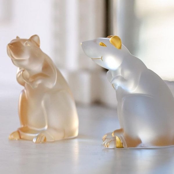 rat horoscope en cristal Lalique france