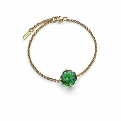 bracelet-cristal-vert-trefle-baccarat bracelet-cristal-vert-trefle-baccarat