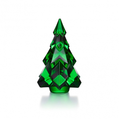 sapin Gstaad en cristal vert Baccarat edition 2020