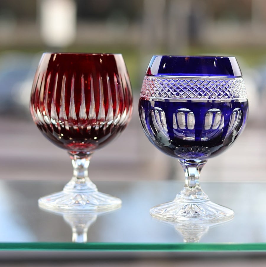 Verre À Vin Rouge Ambre En Cristal, Verres À Champagne De Mariage