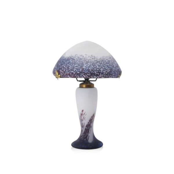 lampe-verre-champignon-violet