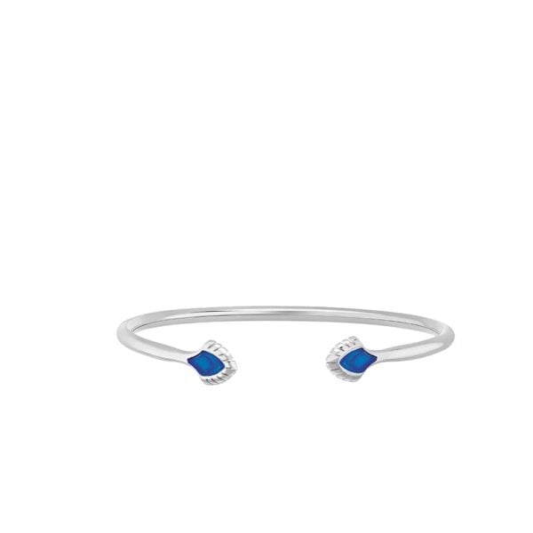 petit bracelet paon bleu lalique