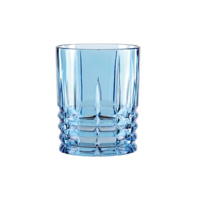 verre cristal bleu highland nachtmann