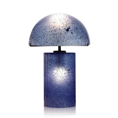 lampe-volcania-verre-bleu