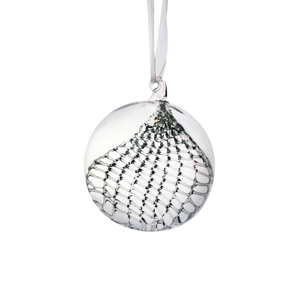 Boule De Noël En Cristal Avec Inclusions Vessiere Boule De Noël En Cristal Avec Inclusions Vessiere
