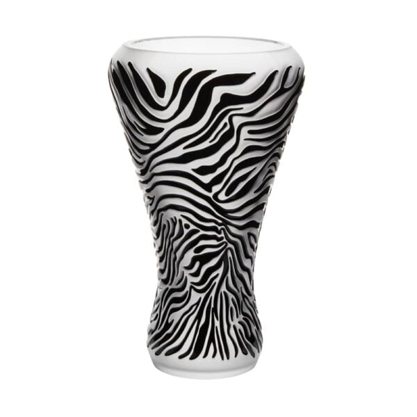 VASE-ZEBRE-INC-EMAILLE-NOIR-cristal-lalique