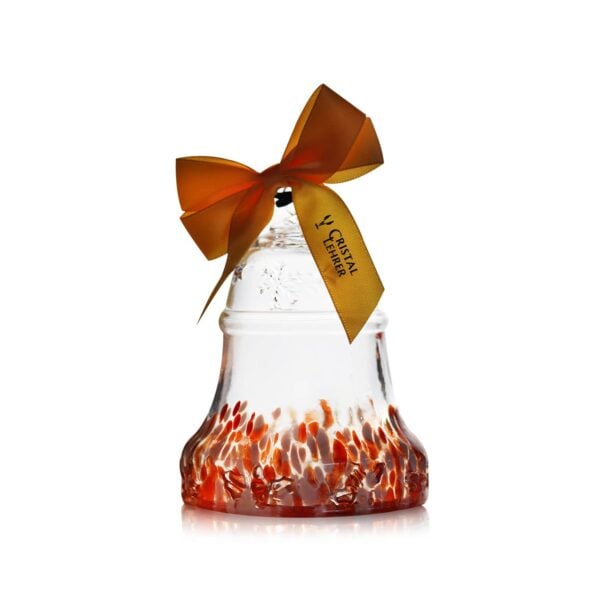 boule de noel cloche ambre