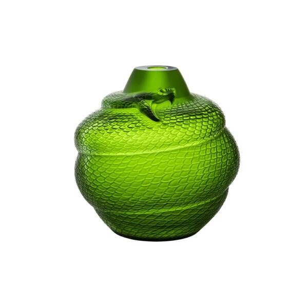 Vase-Serpent-vert-amazone-lalique