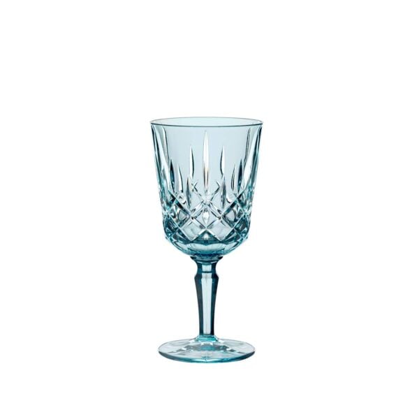 verre-pied-turquoise-noblesse