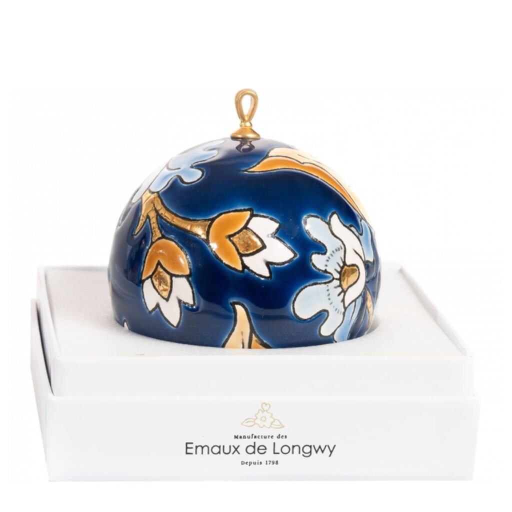 Boule De Noël Zermatt PM Émaux De Longwy Vessière Cristaux
