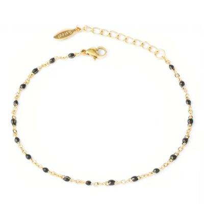 bracelet-de-perles-noires