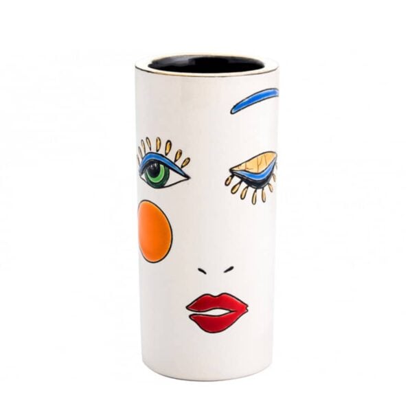 vase-cornet-happy-face-emaux-de-longwy