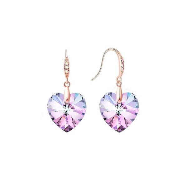 boucles-oreilles-cristal-coeur-violet-dore