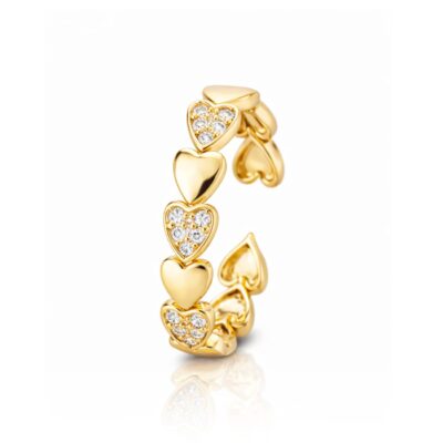 bague-coeur-cristal-dore