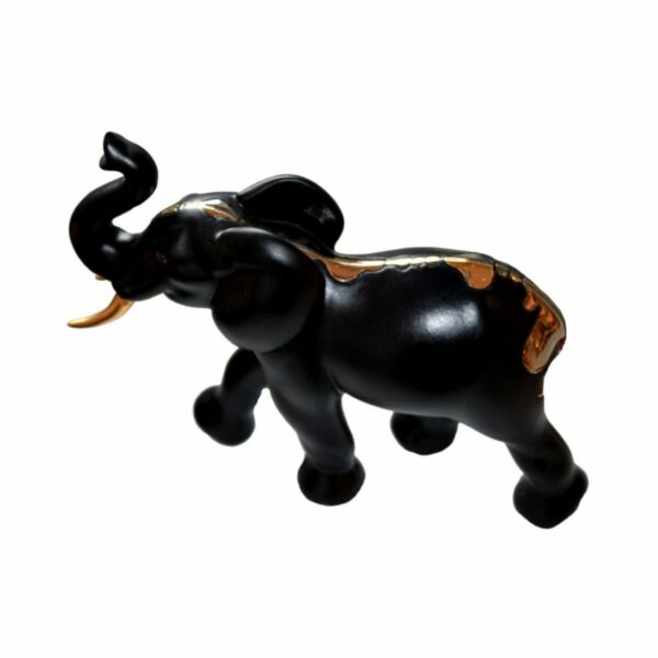 elephant-noir-faience-longwy