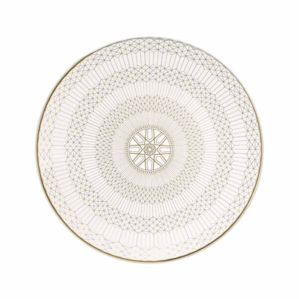 assiette-or-platine-porcelaine-arcadia