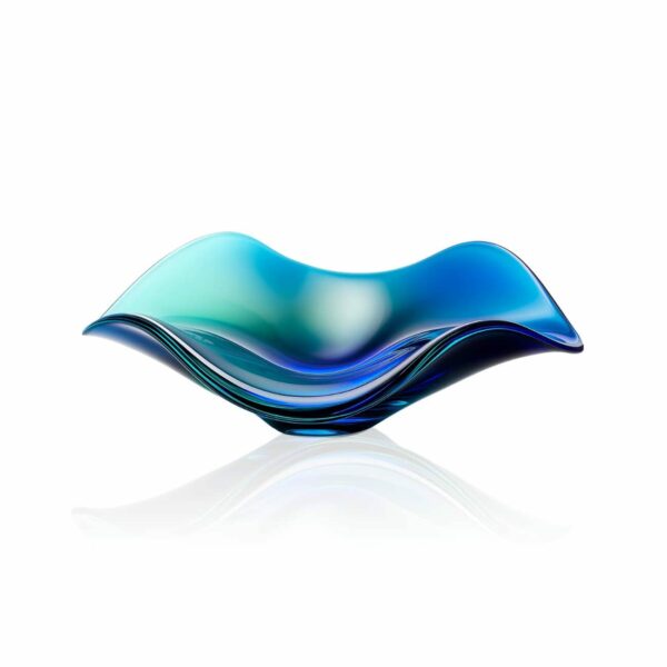 coupe cristal bleu turquoise