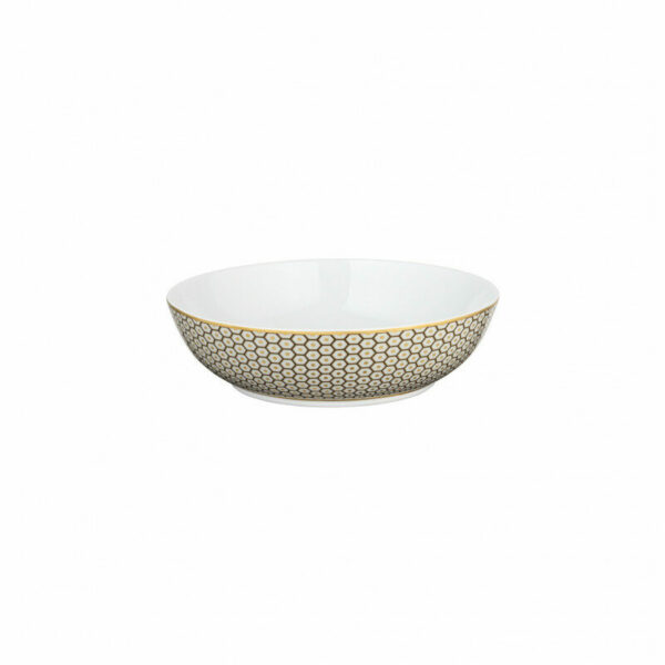 assiette-creuse-coupe-17-cm-motif-n3-marron-raynaud
