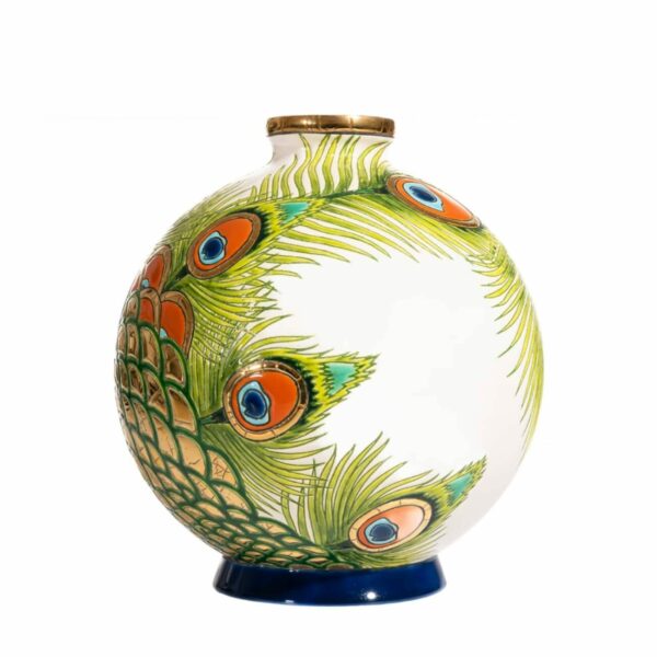 Boule paon midi Vale Do Javari emaux Longwy 2