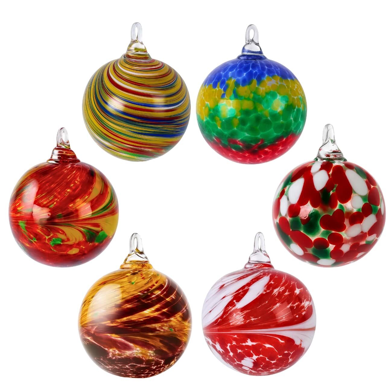 Wonderful Christmas Balls Box X6 1 coffre-6-boules-de-noel-verre-artisanal
