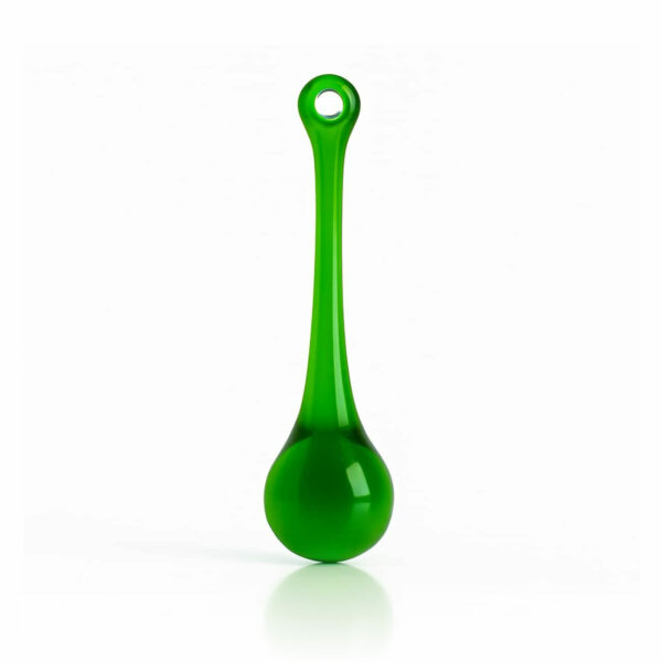 goutte-pampille-ornement-cristal-vert
