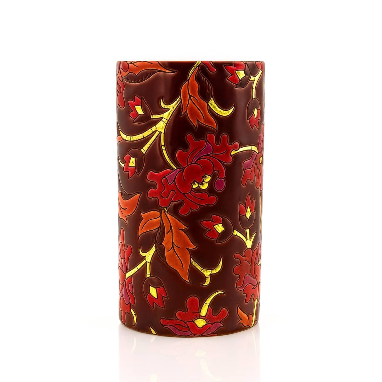 Vase cornet Carmin 17 CM Émaux de Longwy 1 vase-cornet-17-cm-carmin-heritage